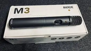 Rode M3 microphone unboxing
