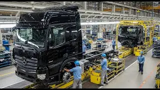 Inside The Mercedes-Benz Actros Factory: Heavy-Duty Truck Manufacturing (Full Process)