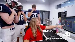 Free Team Banner with $100 order of Helmet Decals