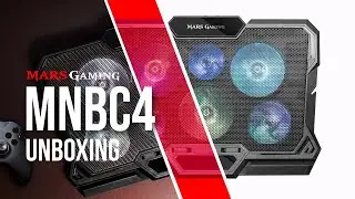 The ultimate RGB laptop cooling base MNBC4 -UNBOXING | Mars Gaming