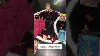 Altar setup for spell work #spellcaster #witchcraft #moonwitch #shakti