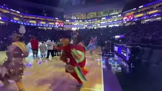 Native American Heritage Night at the Sacramento Kings Halftime show