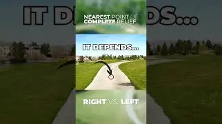 Golf Rules | Which Side to Take Free Relief From Cart Path?