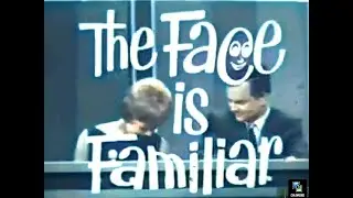 The Face is Familiar 1966, Colorized, June Lockhart, Bob Crane, Game show