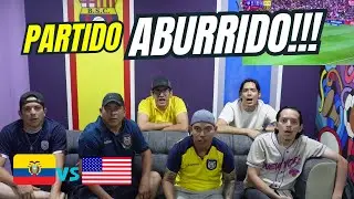 Ecuador vs Estados Unidos (1-1) Partido Amistoso - Reacción de Amigos