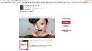 How to Set up PRP Page as an Avon UK Representative