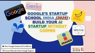 🔥Google Startup Program 2025 |  Free Certificate + AI Prototype Program India #aiagents #ai #promts
