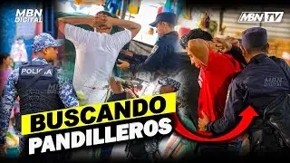 Buscando Pänd11ër0s en Operativo Policial y Verificando Ventas en el Centro de San Salvador