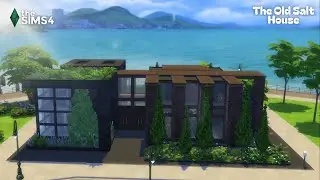 Modern Cottage Vibes | Dark Wood Sims 4 Build | Speed Build