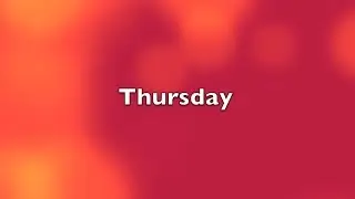Thursday - Donna Verdell