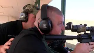 Blind USMC Veteran blows it up at the shooting range