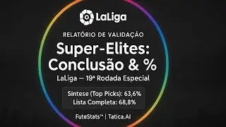 FuteStats: Super-Elites em A&ccedil;&atilde;o &mdash; Conclus&atilde;o & % (Bar&ccedil;a x Atleti, Bilbao x Real)