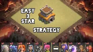 Easy 3 Star TH 8 #clashofclans #coc #easy3star #3starstrategy #viral 