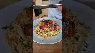 Harlot Spaghetti (Puttanesca) 👨&zwj;🍳🍅🍜 from Jojo's #jojo #anime #spaghetti  #shorts