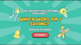 Practice 14_Which word am I saying? Vietnamese tones (Southern accent) Listening