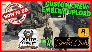 HOW TO Make Your Own Custom Crew Emblem And UPLOAD In GTA - OCTOBER 2020 100% WORKING EASY TUTORIAL