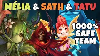 M&eacute;lia, Sath & Tatu: les teams Dots infaillibles! GB12 et Forteresse 10 SAFE! [Summoners War]