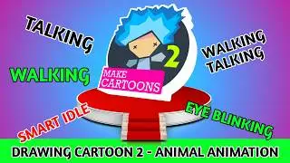 Drawing Cartoon 2 Full Tutorial || Mobile se Animal Character Animation kaise banaye