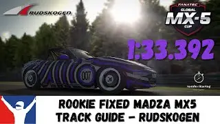 iRacing Rookie Fixed Mazda MX5 - Rudskogen Motorsenter - 1:33.392 - Track Guide