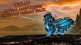 Guild Wars 2 - Astral Manticore Skyscale Mount Pack!