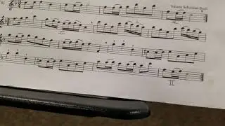Bach polonaise for recorder
