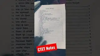 CTET Hindi pedagogy notes syllabus... Himanshi Singh.... important questions