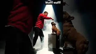 Me and my dog are in a face-off rap battle on stage usa #rapscene #rapcontest #rap