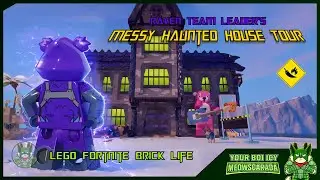 Raven Team Leader&rsquo;s Messy Haunted House Tour - (LEGO Fortnite Brick Life) - ICY Meowscarada