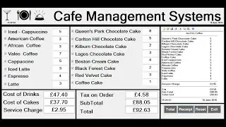 How to Create Cafe Management Systems in Visual Basic.Net - Full Tutorial