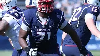 Richard Levy (UConn OT) vs South Florida 2015