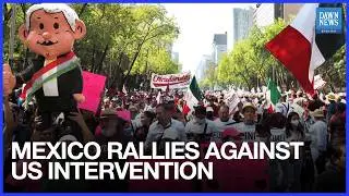 Hundreds March in Mexico City to Protest US Intervention in Latin America, Demand Release of Maduro