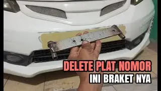 BIKIN BRAKET DELETE PLAT NOMOR || Honda jazz GE8 ( DELETE PLAT NOMOR )