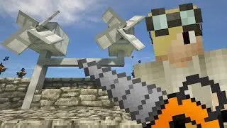 Ветрогенераторы и ручной бур! MINECRAFT E3