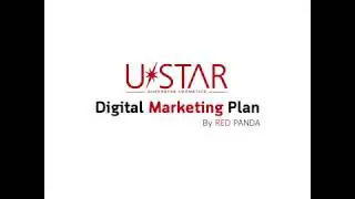 U-POWER digital marketing plan U-STAR by RED PANDA