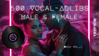 500 Vocal Adlibs &ndash; Male & Female Pack Vol  1 ‐ DEMO