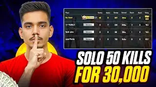 SOLO 50 KILLS IN CONQUEROR FOR 30000 RS | BGMI HIGHLIGHT | UZU GAMER