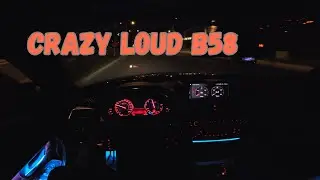 POV night drive &mdash; BMW 340i Stage 2+ dump pipe madness 💥