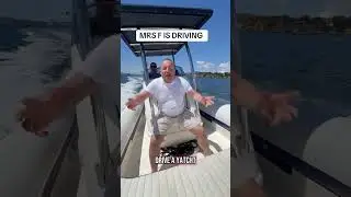Mrs F and Me are learning to drive a boat and a yacht in Mallorca #boat | Dave Fishwick Aviation