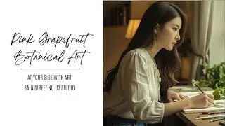At Your Side with Art | Study with me | Building Contrast &ndash; Pink Grapefruit Coloring