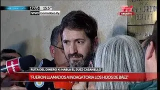 Conferencia de prensa del Juez Casanello, sobre 