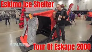 Виртуальный тур по передвижному укрытию для подледной рыбалки Eskimo Eskape 2000 #EskimoIceFicein...