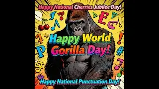 World Gorilla Day: Fun Fact Animation! 🦍🍒 #Shorts