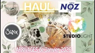 HAUL NOZ #sizzix & #studiolight #scrapbooking #diy #craftideas #loisirscr&eacute;atifs
