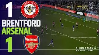 Brentford  vs Arsenal 🔴 | Premier League 25/26 | Full Match Simulation/Recreation
