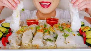 (ASMR) HMONG STEAM ROLLS DIP IN HOT PEPPER!!! | D-LICIOUS ASMR