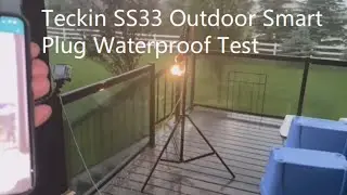 Product Test of TECKIN Smart Outdoor Socket SS33 from our user. Part 1: Waterproof  - PASS!