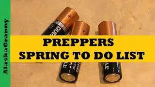 Preppers Spring To Do List - Cheap Fast Easy Prepping Tips