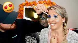 MY FIANCE DOES MY MAKEUP|| AWW I LOVE HIM || HE TRIED!
