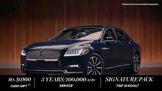 The most seamless and liberating driving experience - Lincoln Continental