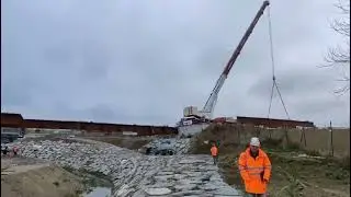 BALDINI GROUP: SOLLEVAMENTO E VARO DI TRAVI A RICCIONE